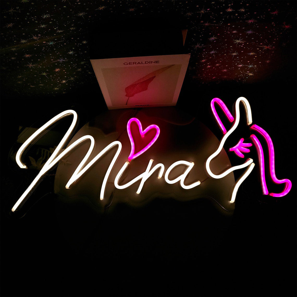 NEONIP-Personalized 100% Handmade Unicorn LED Neon Sign with Your Kid's Name