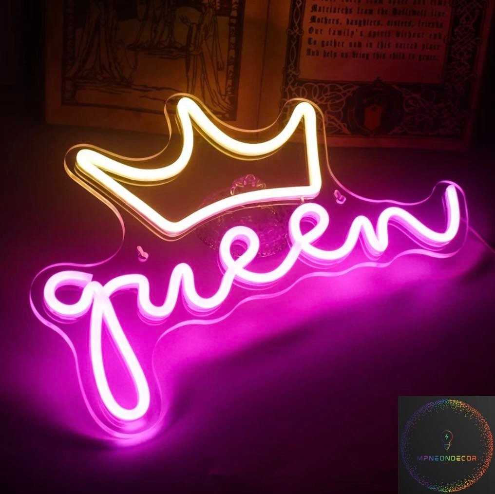 NEONIP-Personalized 100% Handmade Crown LED Neon Sign with Your Kid's Name