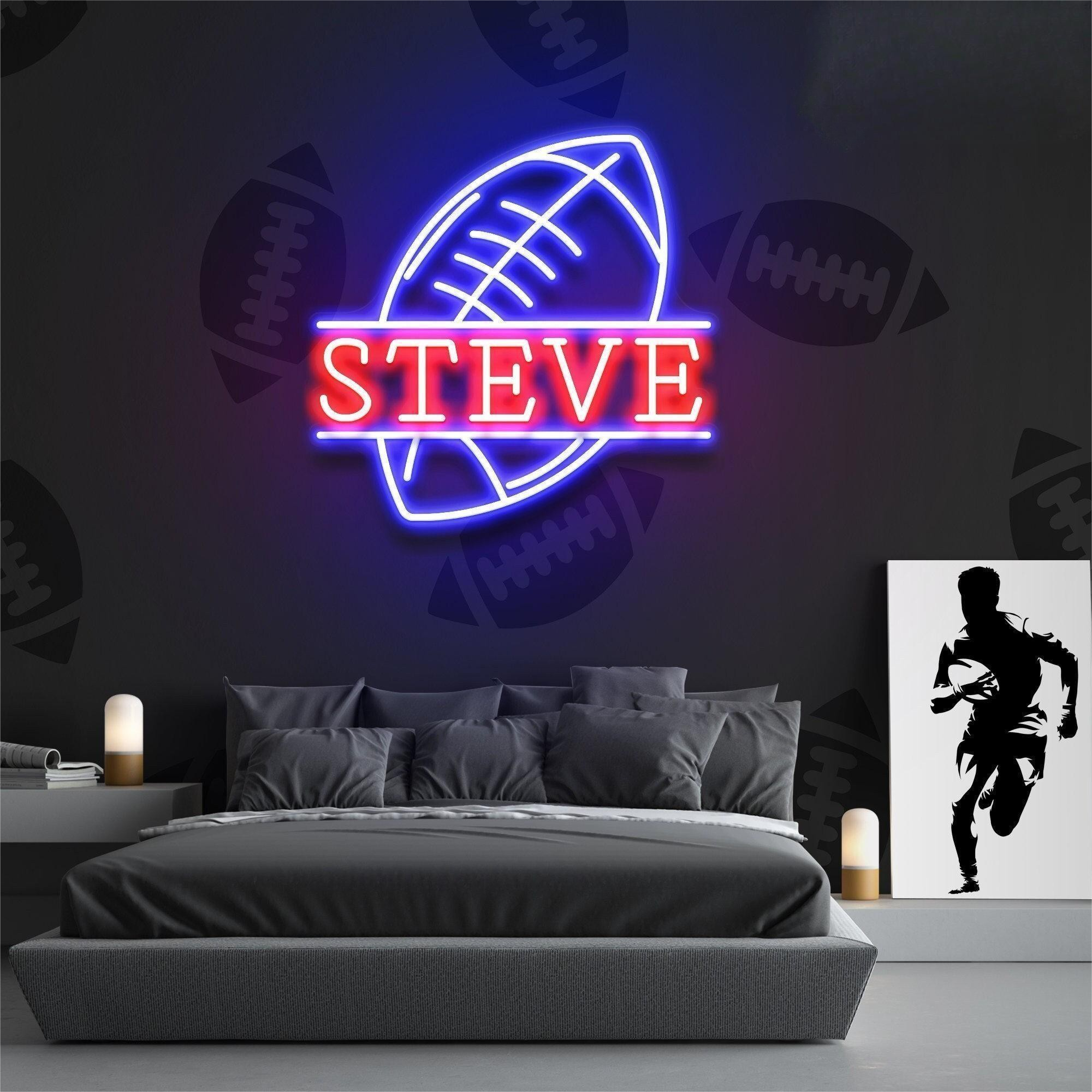 NEONIP-Personalized 100% Handmade Football LED Neon Sign with You Lovely Kid's Name