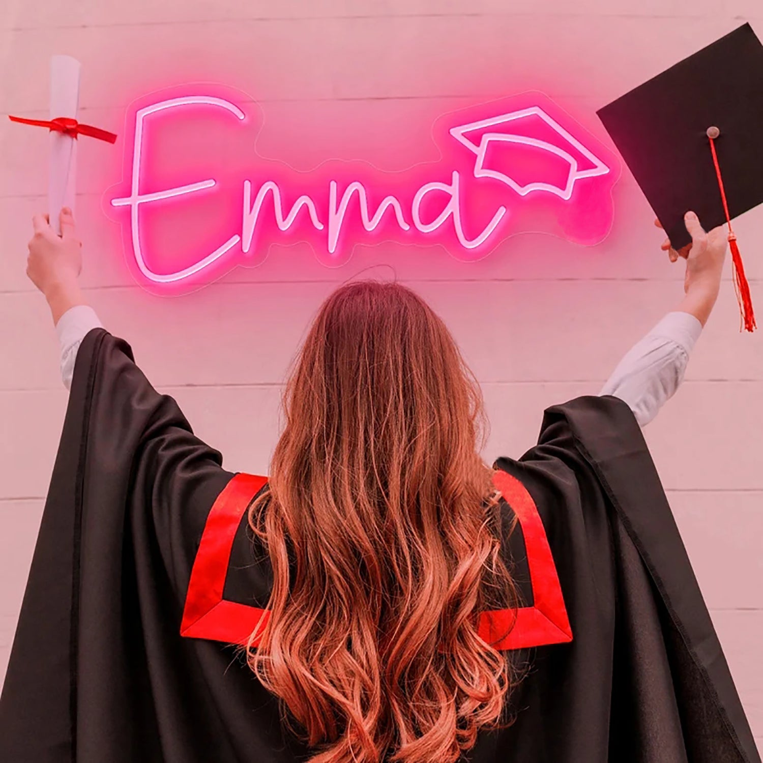 NEONIP-Personalized 100% Handmade Graduation LED Neon Sign with You Kid's Name