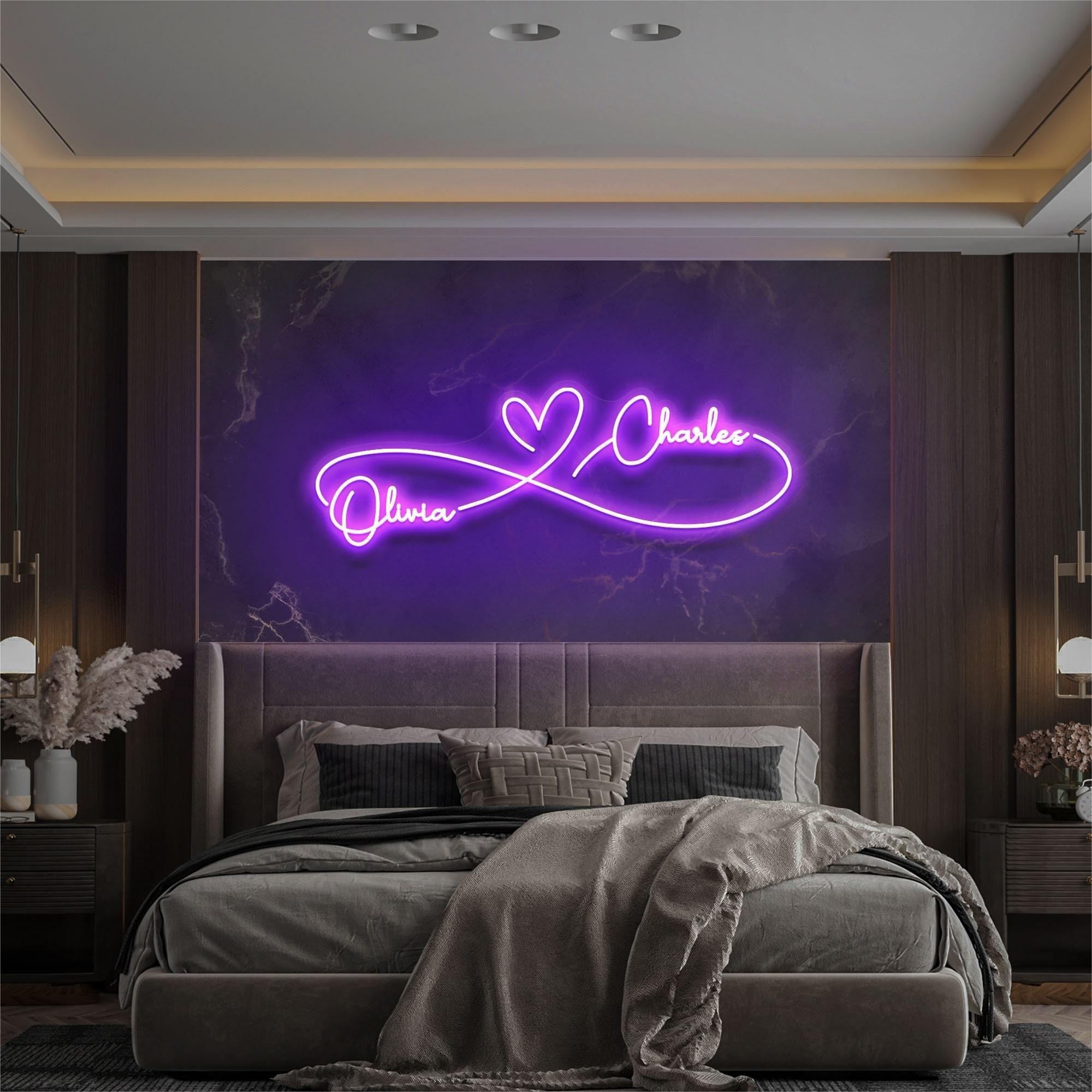 NEONIP-Personalized 100% Handmade Wedding LED Neon Sign with Your Names