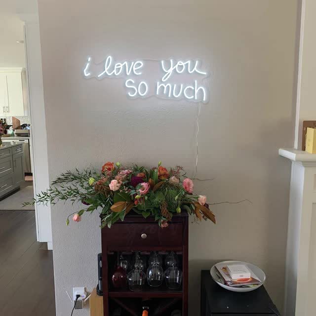 NEONIP-100% Handmade I Love You So Much LED Neon Light Sign