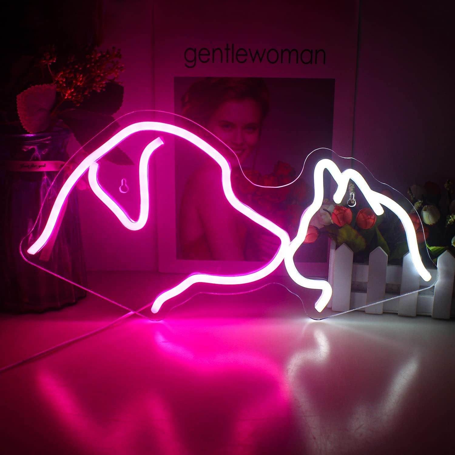 NEONIP-100% Handmade Cute Pet Cat&Dog LED Neon Sign
