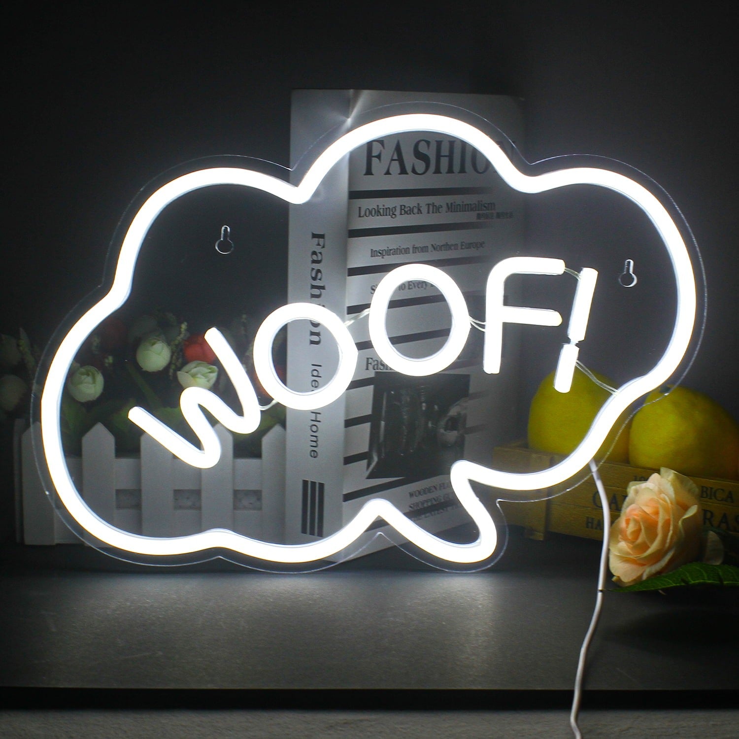 NEONIP-100% Handmade WOOF LED Neon Sign