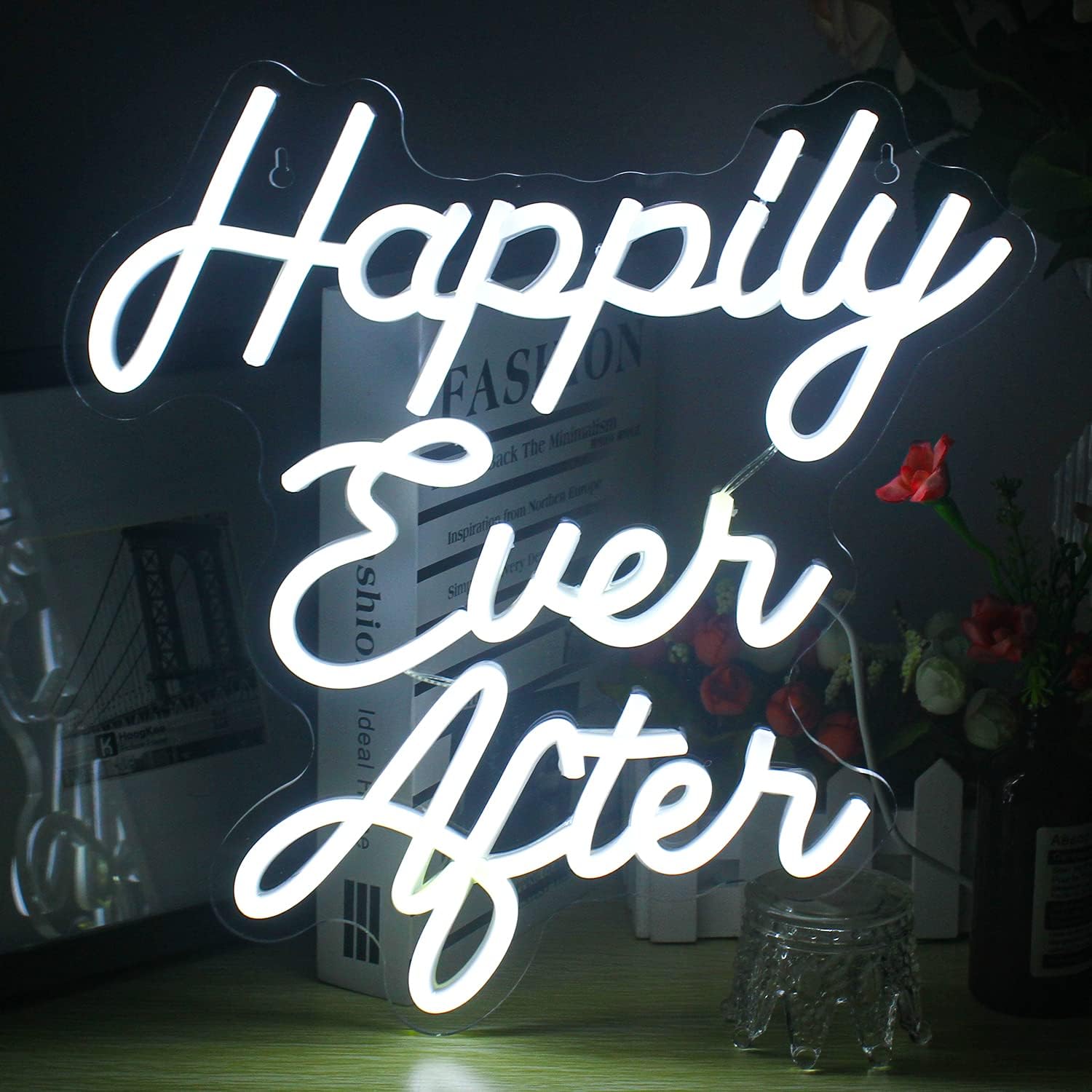 NEONIP-100% Handmade Happily Ever After LED Neon Light Sign