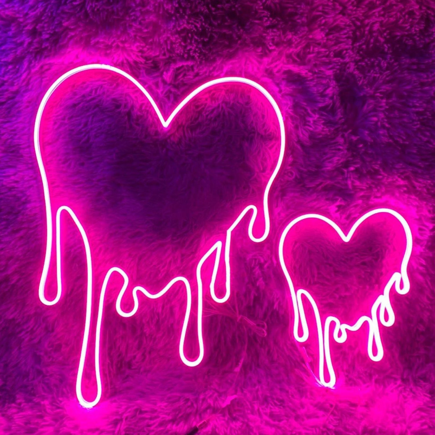 NEONIP-100% Handmade Halloween Dripping Heart Neon Sign Halloween Scary Decor