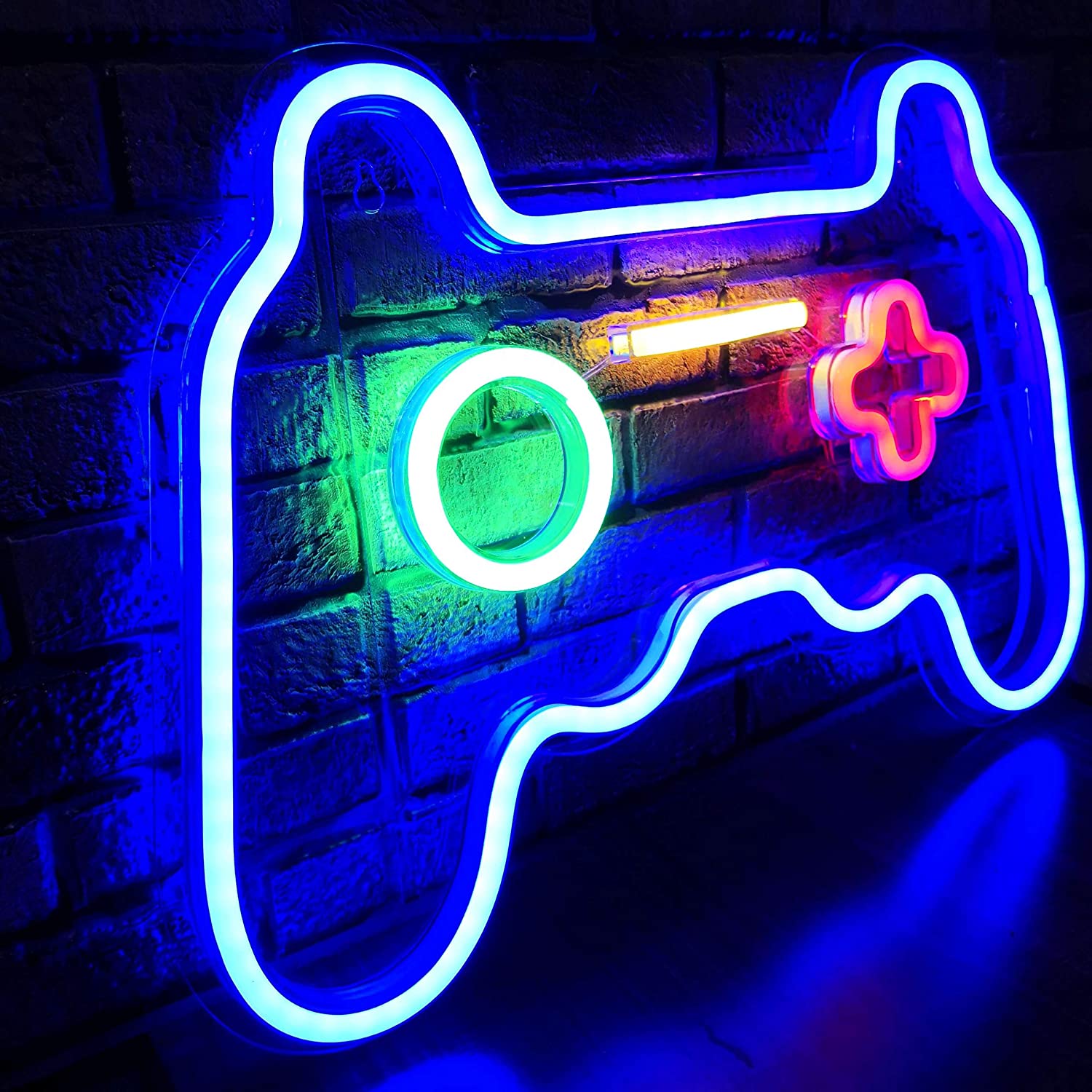 NEONIP-Insegna al neon LED per controller di gioco fatto a mano al 100%.