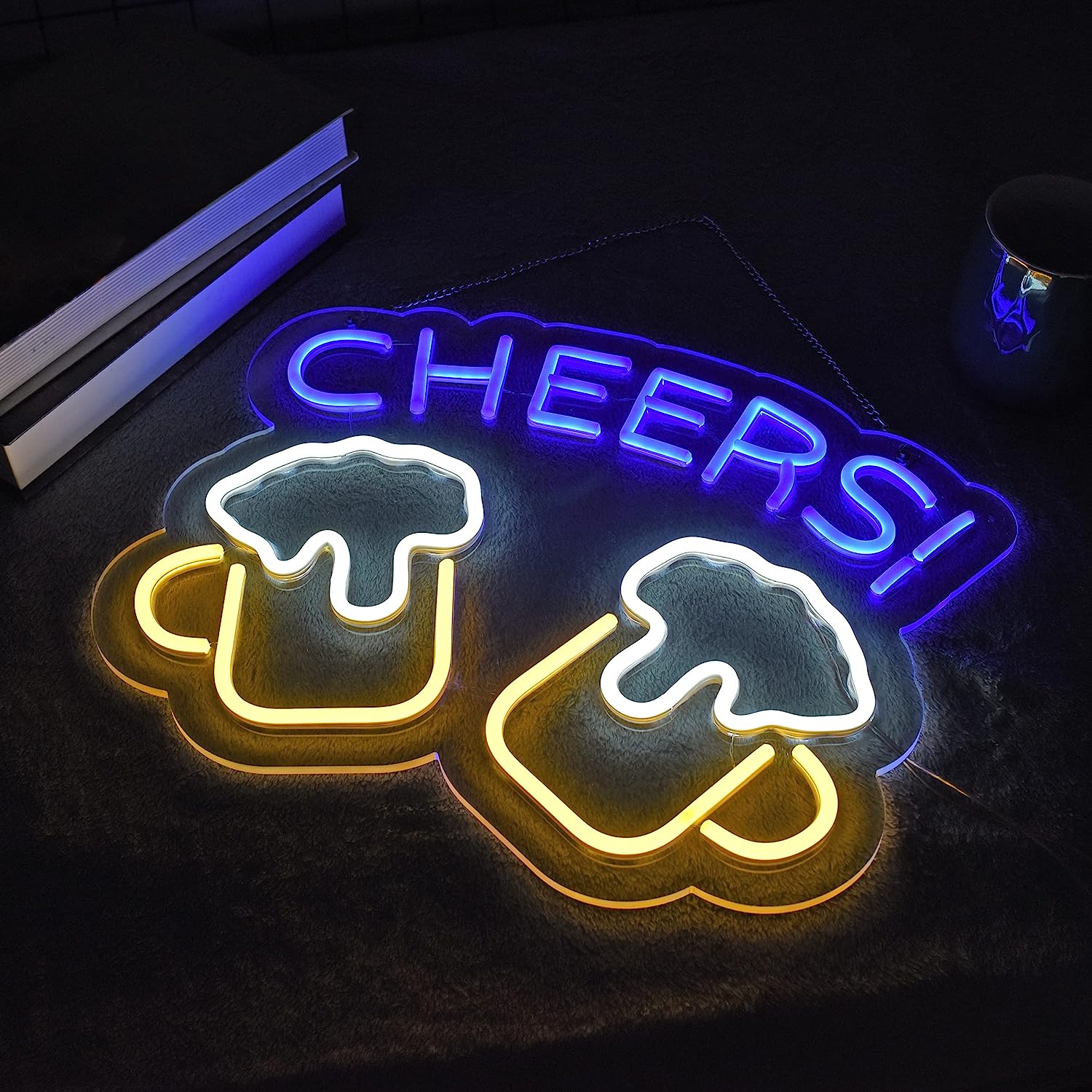 NEONIP-100% Handmade Cheers Beers LED Neon Light Sign
