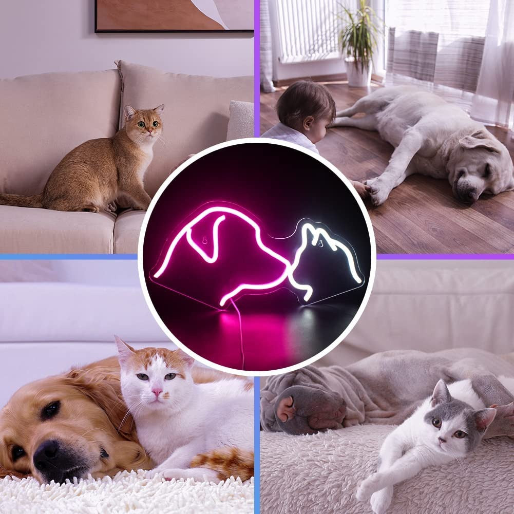 NEONIP-100% Handmade Cute Pet Cat&Dog LED Neon Sign