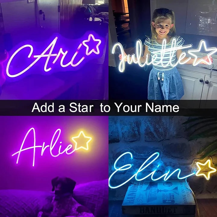 NEONIP-Personalized 100% Handmade Neon Sign with Your Kid's Name