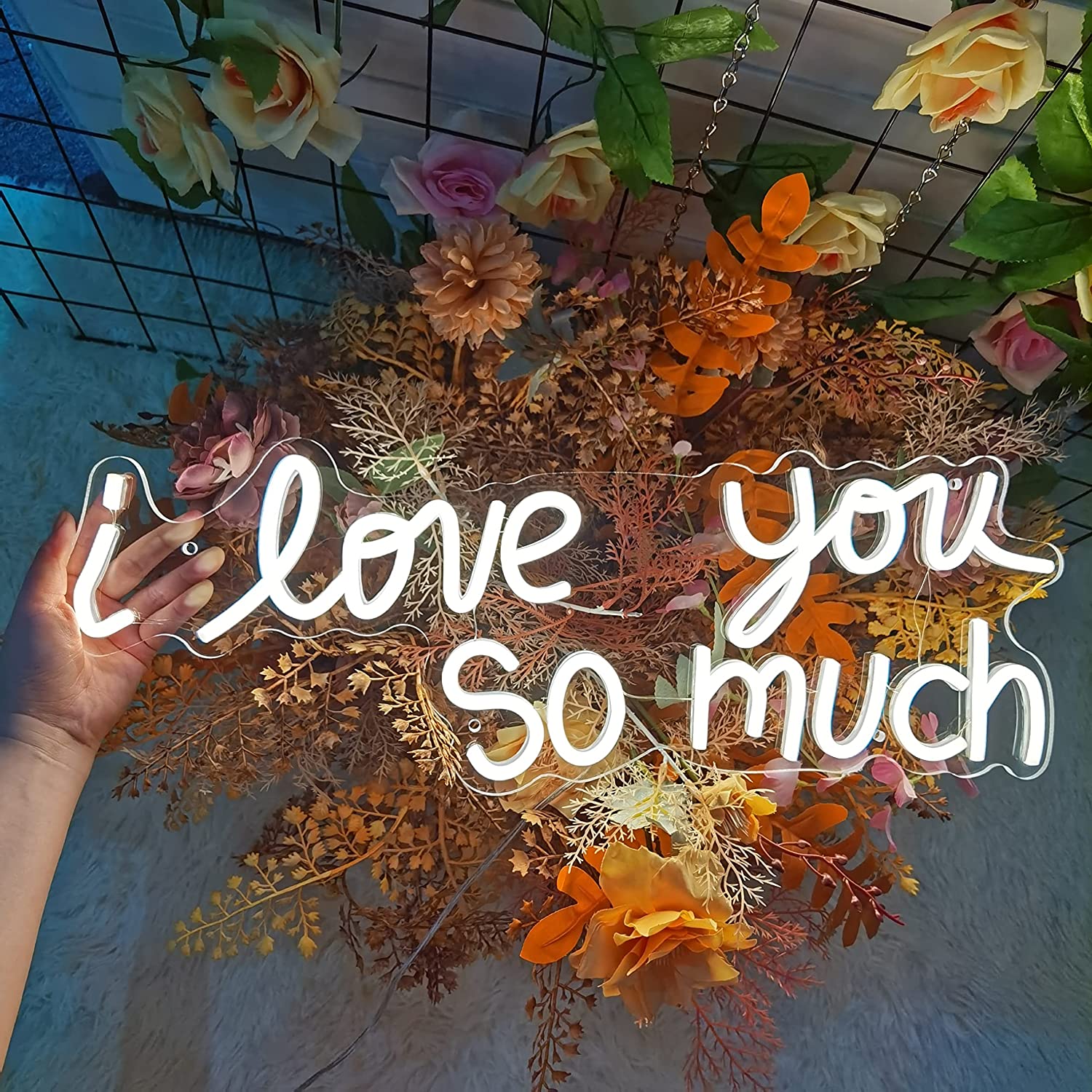 NEONIP-100% Handmade I Love You So Much LED Neon Light Sign