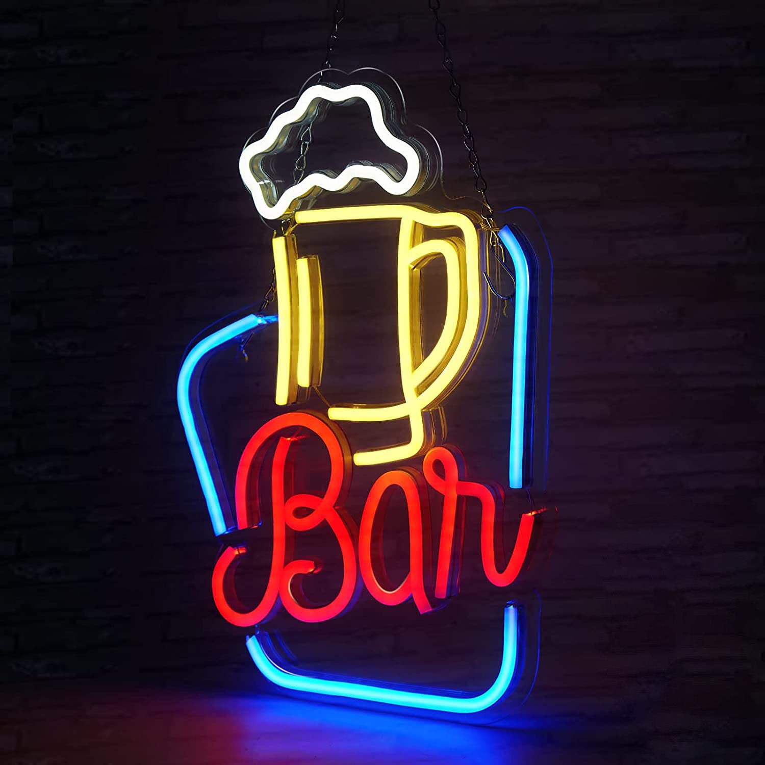 NEONIP-100% Insegna luminosa al neon a LED per birreria fatta a mano