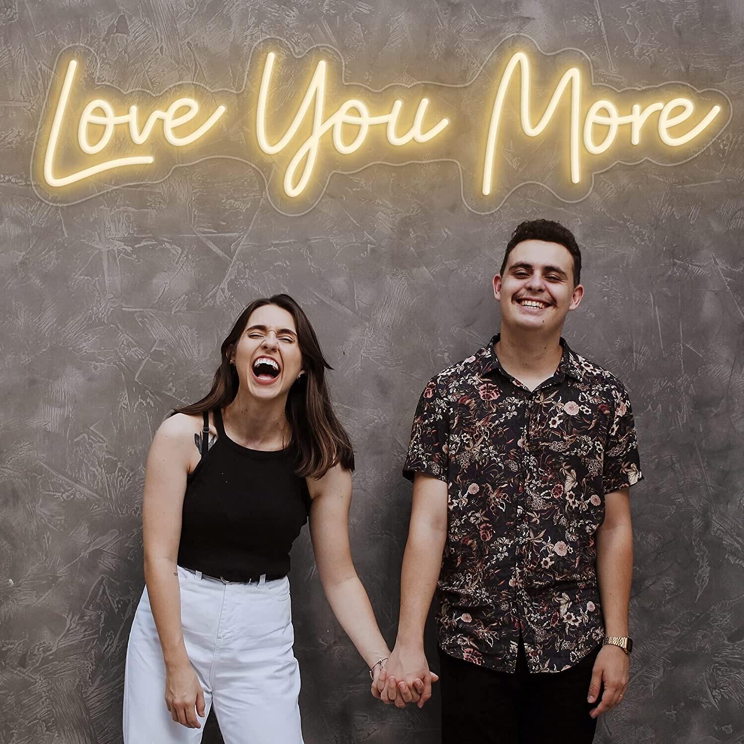 NEONIP-100% Handmade Love You More LED Neon Light Sign