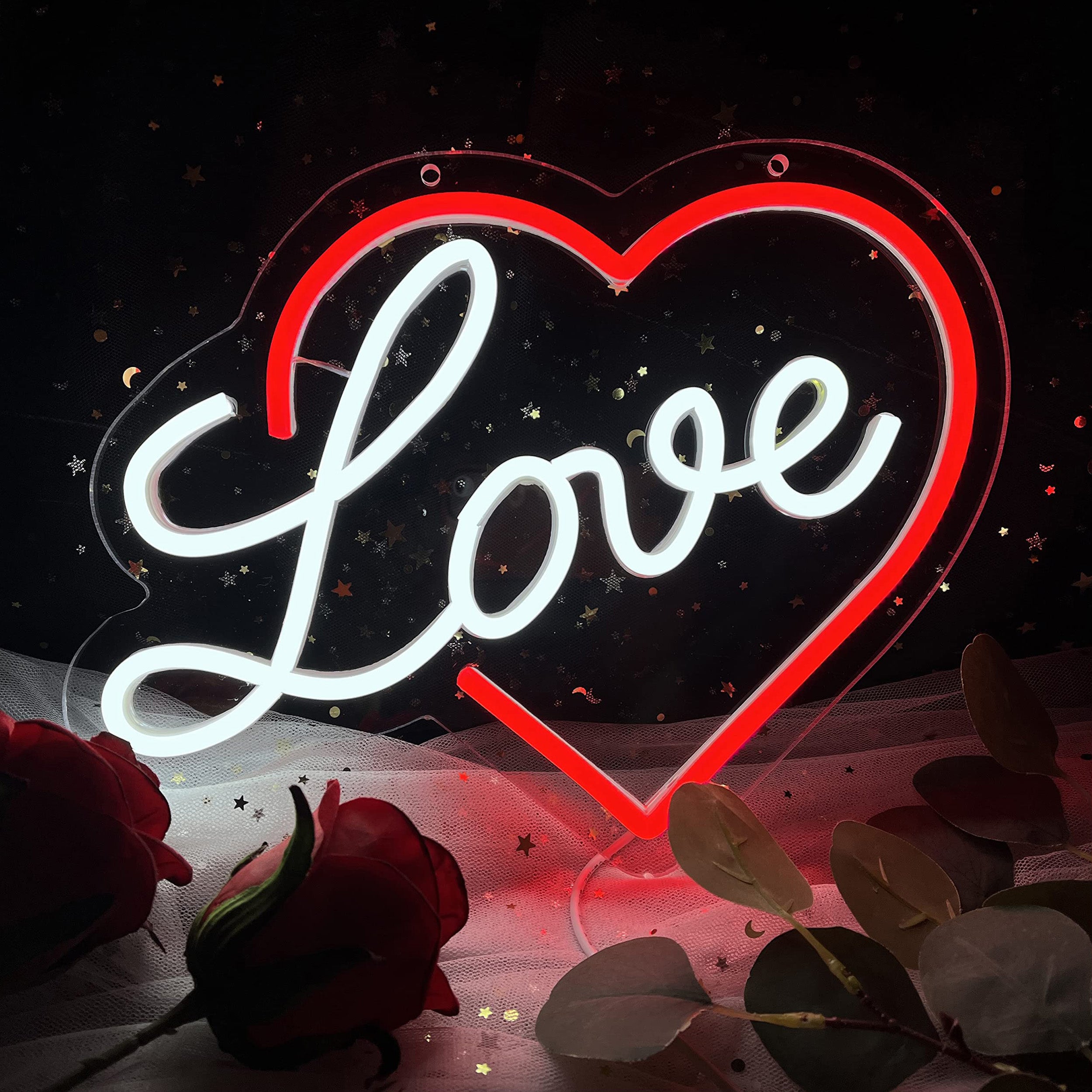 NEONIP-100% Handmade Love Heart LED Neon Light Sign