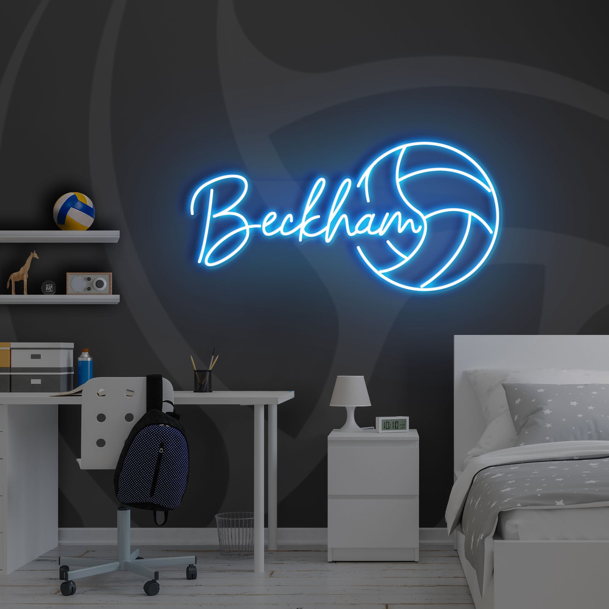 NEONIP-Personalized 100% Handmade Volleyball LED Neon Sign with You Kid's Name
