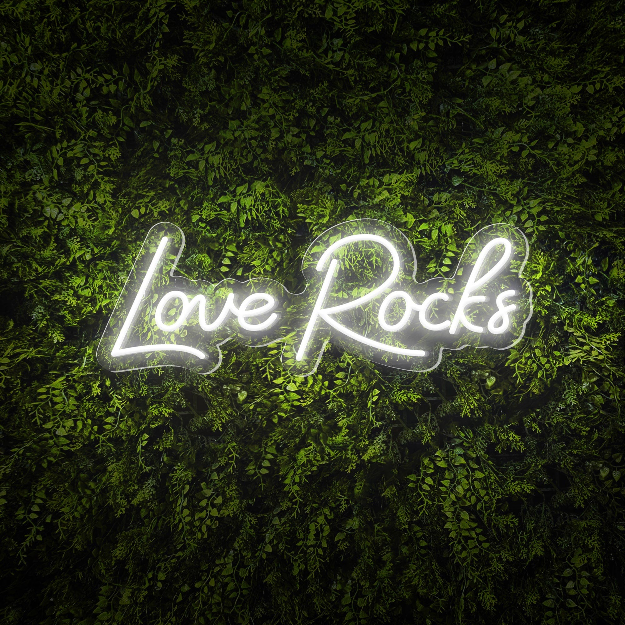 NEONIP-Insegna al neon a LED per matrimonio Love Rocks fatta a mano al 100%.