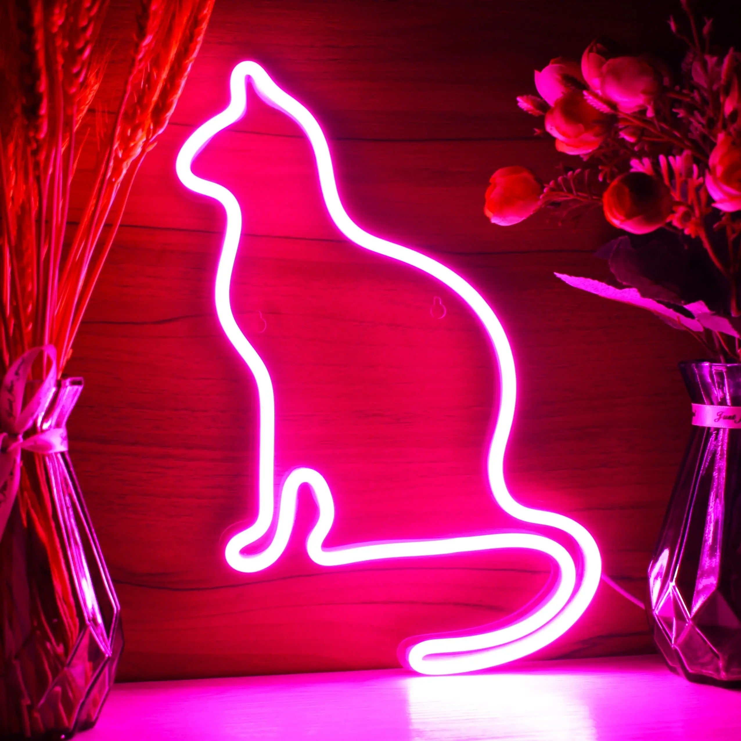 NEONIP-100% Handmade Cute Cat LED Neon Sign