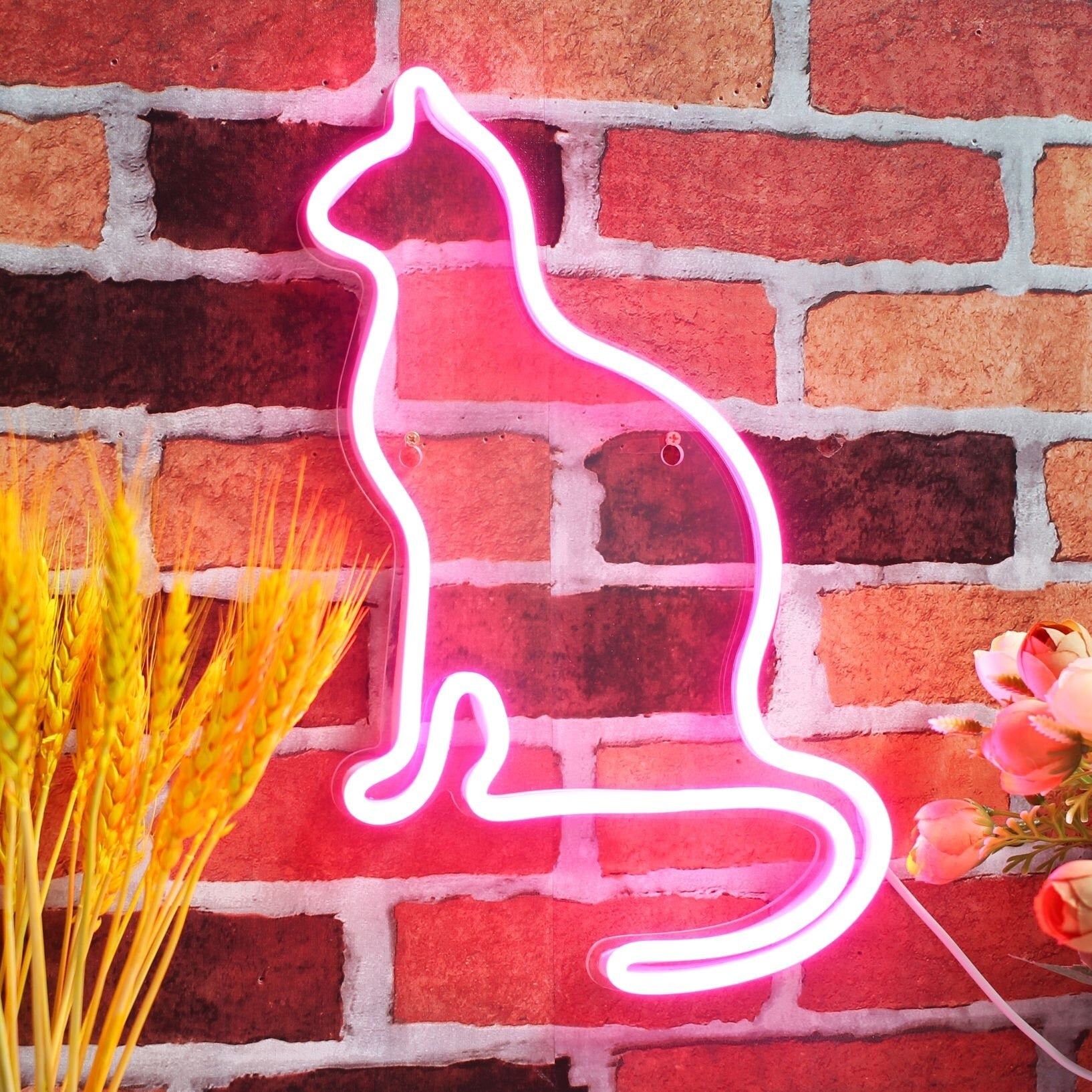 NEONIP-100% Handmade Cute Cat LED Neon Sign
