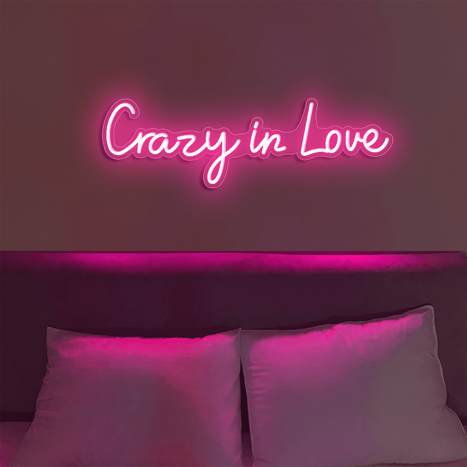 NEONIP-100% Handmade Crazy In Love LED Neon Light Sign