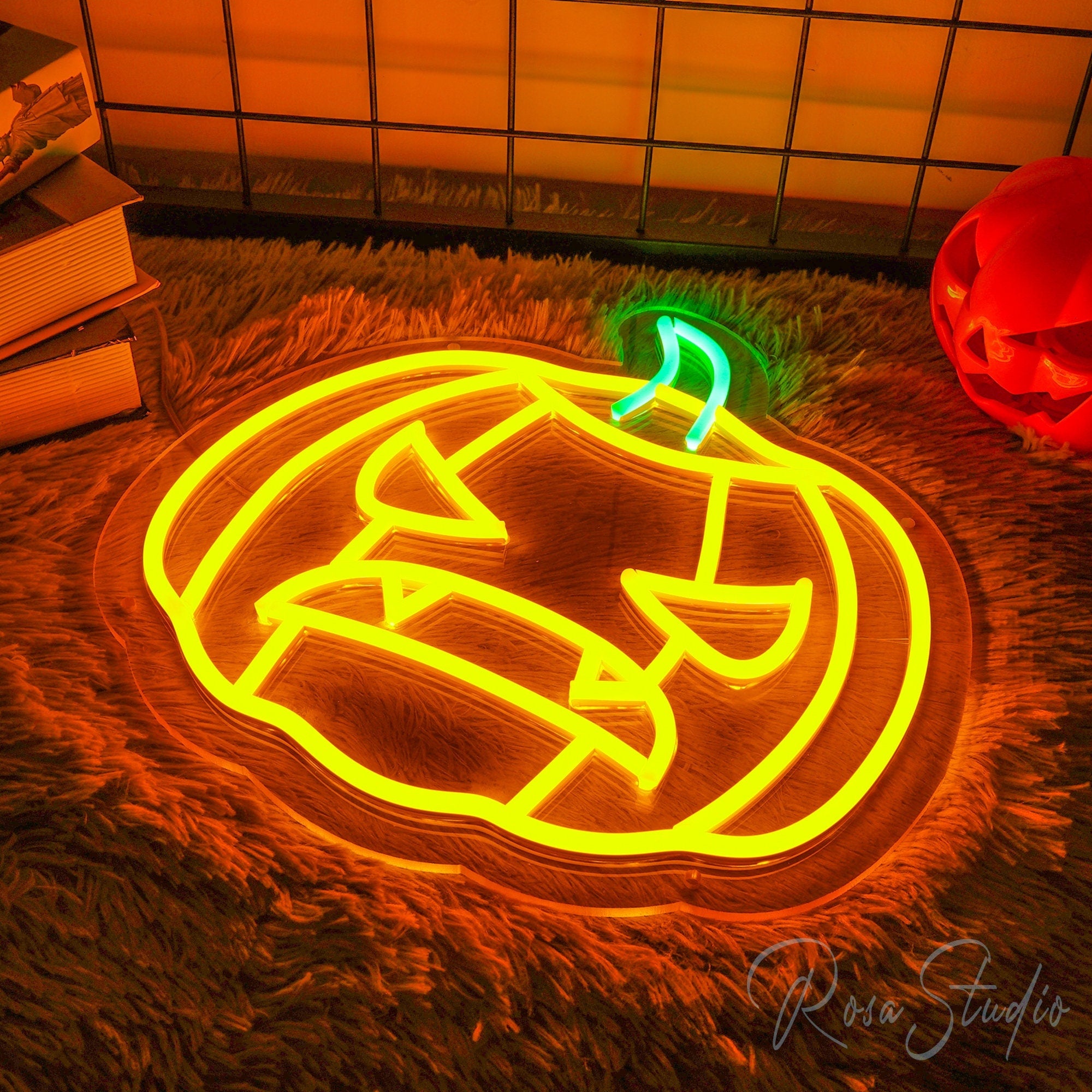 NEONIP-100% Handmade Pumpkin Neon Sign Halloween Decor
