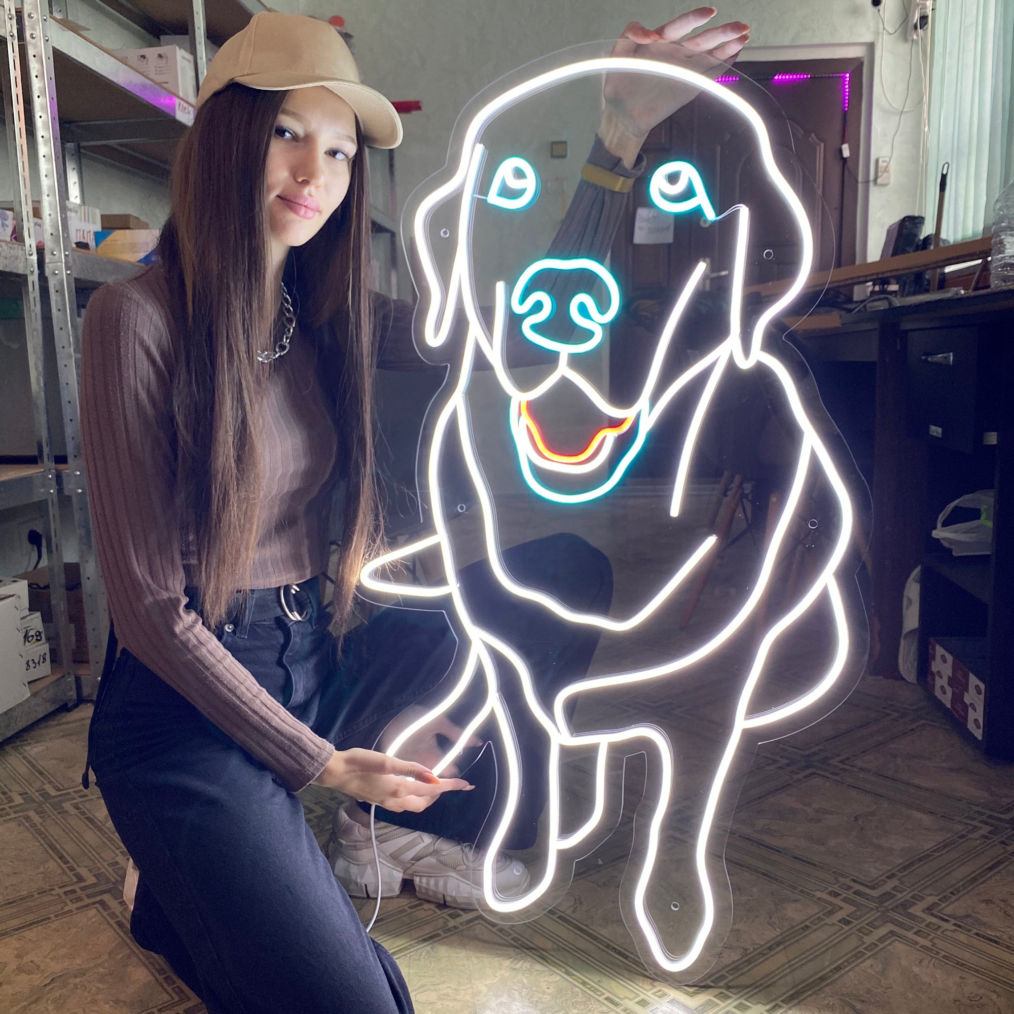 NEONIP-Personalized 100% Handmade Pet Pictures LED Neon Sign