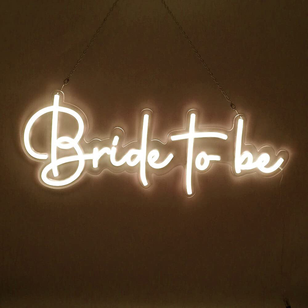 NEONIP-100% Handmade Bride to be Insegna luminosa al neon a LED